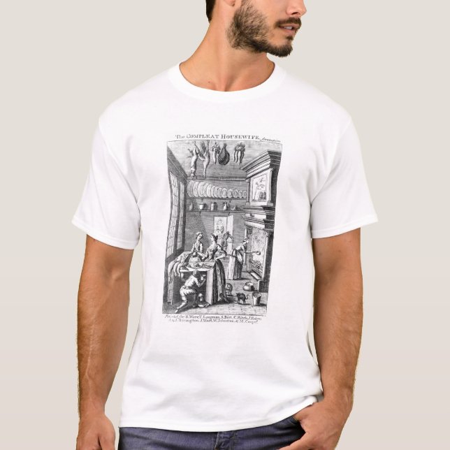 Camiseta Frontispiece 'do Compleat Housewife (Frente)