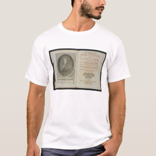 Camiseta Frontispiece do frontispício e do retrato do auto