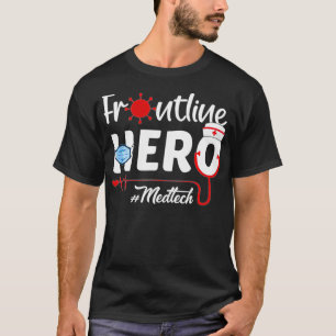 Camiseta Frontline Hero Med Tech Trabalhador de Frontline