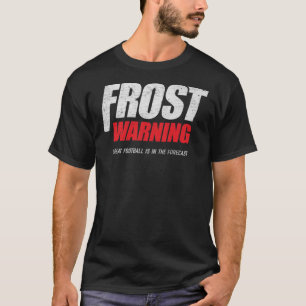 Camiseta Frost Warning (Black), T-shirt de futebol do Nebra