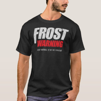 Camiseta Frost Warning (Black), T-shirt de futebol do Nebra