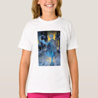 Camiseta Frostmaker of a Moonlit Street – A Winter Portrait