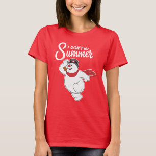 Camiseta Frosty, o boneco de neve Eu não faço verão