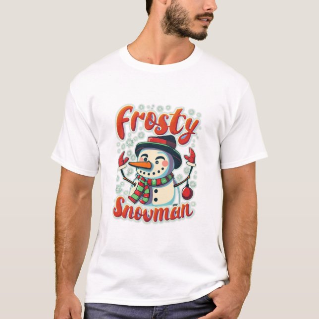 Camiseta Frosty Snowman (Frente)