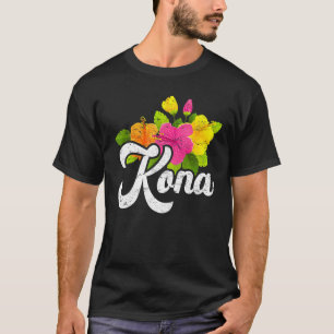 Camiseta Frota de Verão de Cute Hibiscus Vacina de Verão Ha