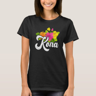 Camiseta Frota de Verão de Cute Hibiscus Vacina de Verão Ha