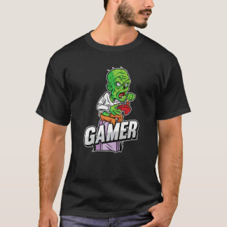 Camiseta Frouxo traje de Halloween de jogador de Zombie Jog