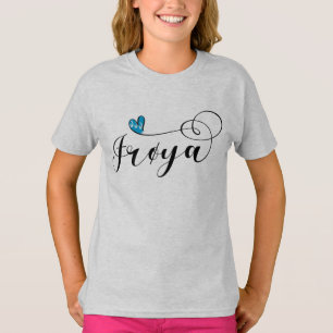 Camiseta Frøya Flag Heart, Trøndelag, Noruega
