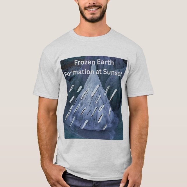 Camiseta Frozen Earth Formation at Sunset (Frente)