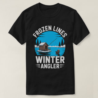 Camiseta Frozen Lines Ice Fishing Tee