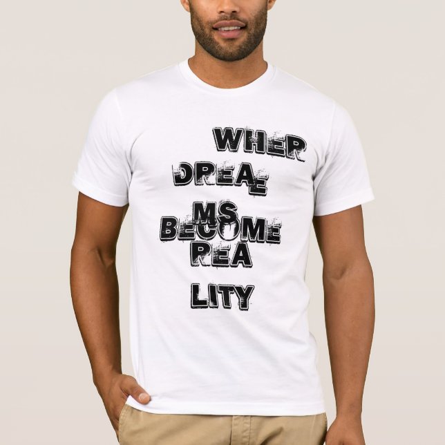 Camiseta Frt&Bck misturou slogan (Frente)