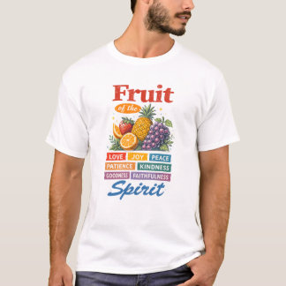 Camiseta Fruit of the Spirit – Love Joy Peace Christian Art