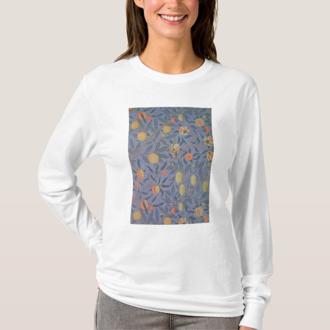 Camiseta Fruit ou "Pomegranate azul (Frente)
