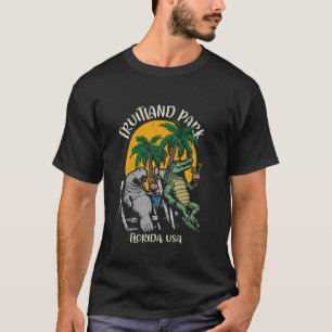 Camiseta Fruitland Park Florida USA Funny Manatee Alligator