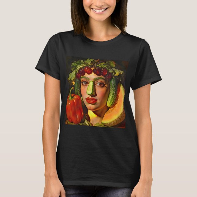 Camiseta Fruits of Expression – A Surreal Portrait (Frente)