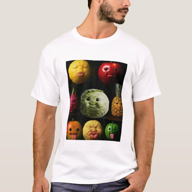 Camiseta Fruity Meme T-Shirt – Gen Z Funny Graphic Tee (Frente)