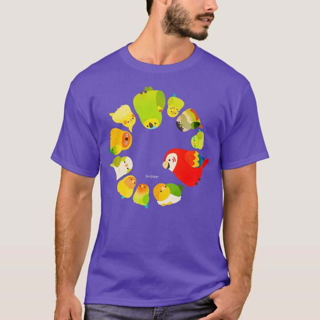 Camiseta Fruity Parrots March (Frente)