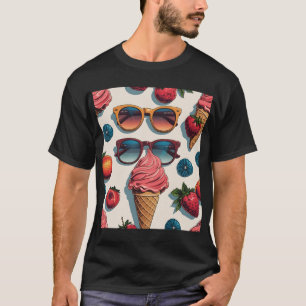 Camiseta Fruity Summer - Lâmpadas de vidro solar e lágrimas