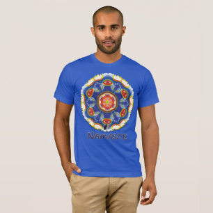 Camiseta FruityTooty Namaste Caleidoscópio