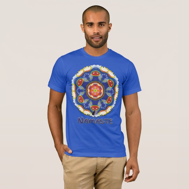 Camiseta FruityTooty Namaste Caleidoscópio (Frente Completa)