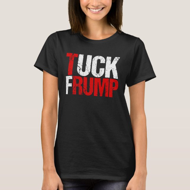 Camiseta Frump anti Donald Trump engraçado da dobra (Frente)