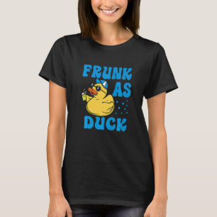 Camiseta Frunk As Duck - Bebendo Engraçado de Pato de Borra