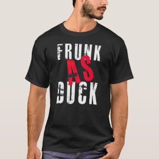 Camiseta FRUNK AS DUCK Black Mens Funny Legal boston t