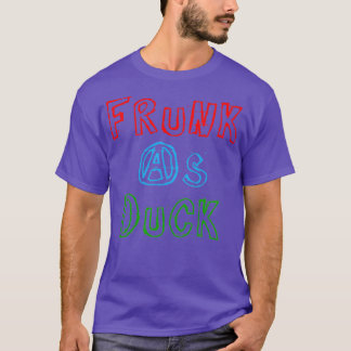 Camiseta Frunk As Duck Funny Cote Design de texto 1