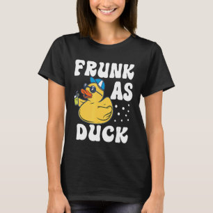 Camiseta Frunk As Duck Rubber Duck Bebendo Humor 6
