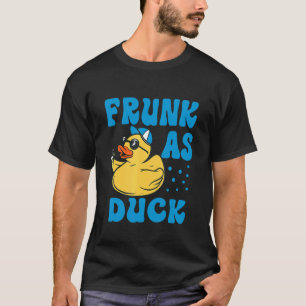 Camiseta Frunk As Duck Rubber Duck Bebendo Humor 7