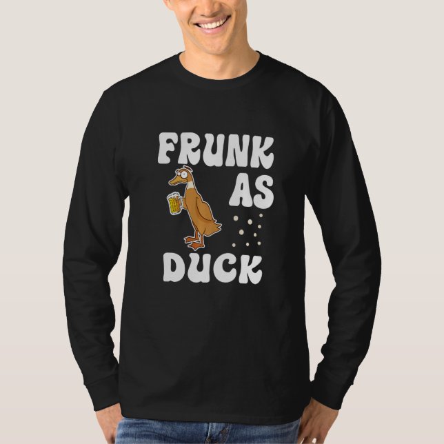 Camiseta Frunk As Duck   Rubber Duck Drinking Meme Humor  2 (Frente)