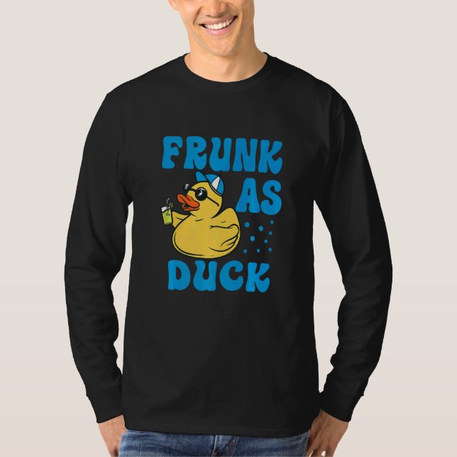 Camiseta Frunk As Duck   Rubber Duck Drinking Meme Humor  5 (Frente)