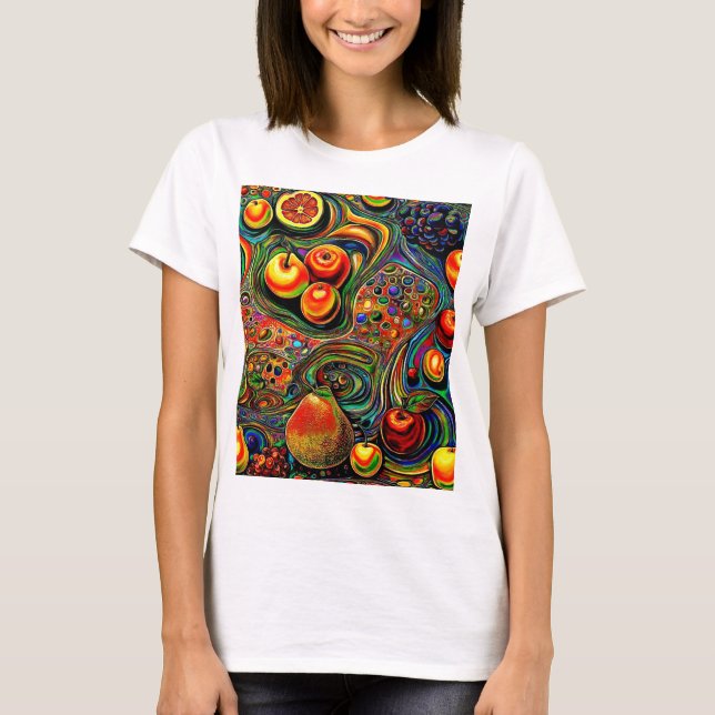 Camiseta Fruta 1 psicodélica (Frente)