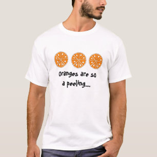 Camiseta Fruta alaranjada engraçada