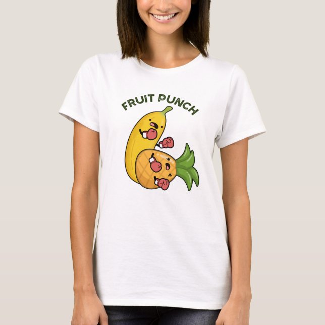 Camiseta Fruta Almoçar Arma Engraçado (Frente)
