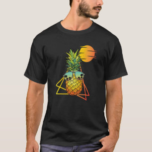 Camiseta fruta Aloha Hawaii Beaches Roupa de abacaxi dos an