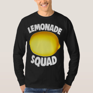 Camiseta Fruta Amarelo Tropical de Verão na Esquadra de Lim