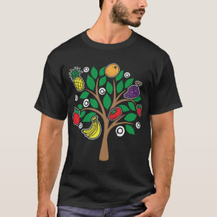 Camiseta Fruta Árvore Ecológica Jeway Holiday Tu Bishvat Fu