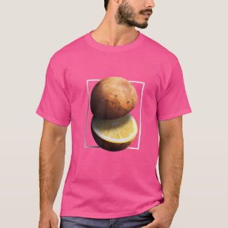 Camiseta Fruta Astronômica Espacial do Planeta Lemon Mars
