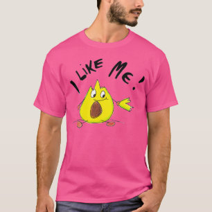 Camiseta Fruta Avocado Eu Gosto De Mim Cita Arte Presente