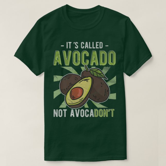 Camiseta Fruta Avocado Meico Cinco De Mayo Comida De Dieta  (Frente do Design)