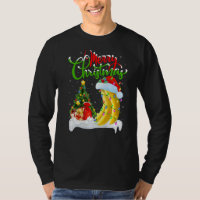 Fruta Banana Decorações do Natal Papais noeis Cris