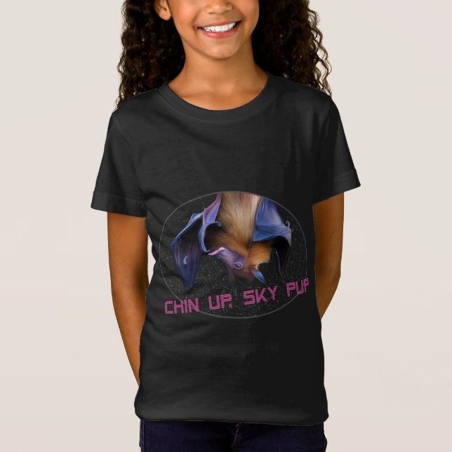 Camiseta Fruta Bat Sky Puppy Chin Envolvimento Dif Ori (Frente)