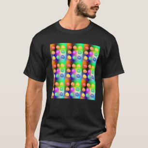 Camiseta Fruta colorido de tomada em um fundo Abstrato