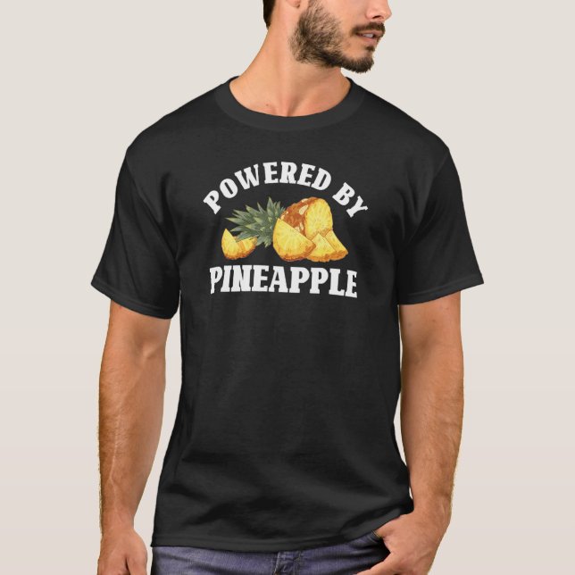 Camiseta Fruta de abacaxi Juice Engraçado Cotações havaiana (Frente)