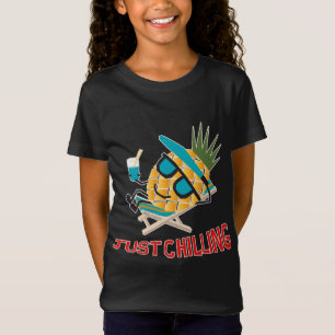 Camiseta Fruta de abacaxi legal Enchendo Engraçado Kawaii V