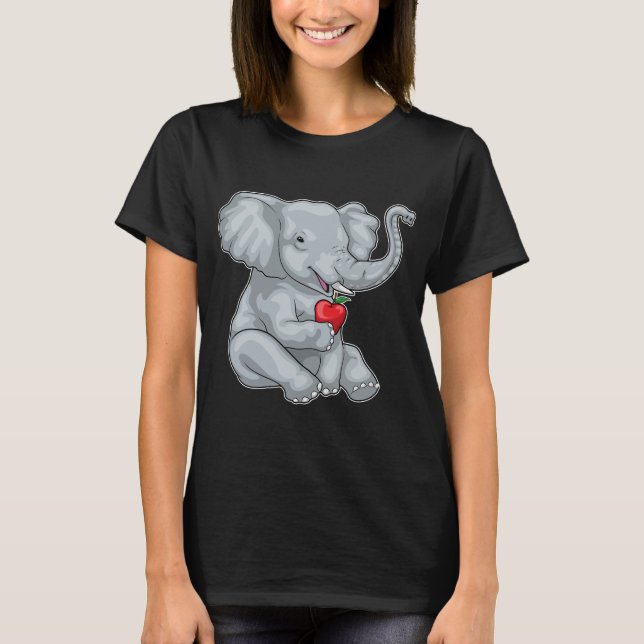 Camiseta Fruta de Apple Elefante (Frente)
