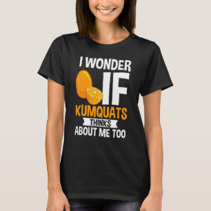 Camiseta Fruta de Árvore Kumquat Recebe Marmalada de Planta