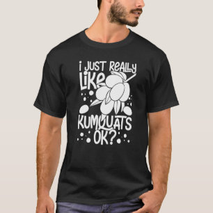 Camiseta Fruta de Árvore Kumquat Recebe Marmalada de Planta