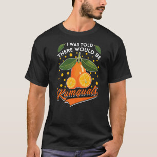 Camiseta Fruta de Árvore Kumquat Recebe Marmalada de Planta